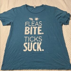 Soresto DOG CAT FLEA TICK VETERINARY Blue Short Sleeve Tee